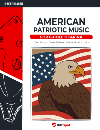 American Patriotic Music for 6-Hole Ocarina - PDF Ebook