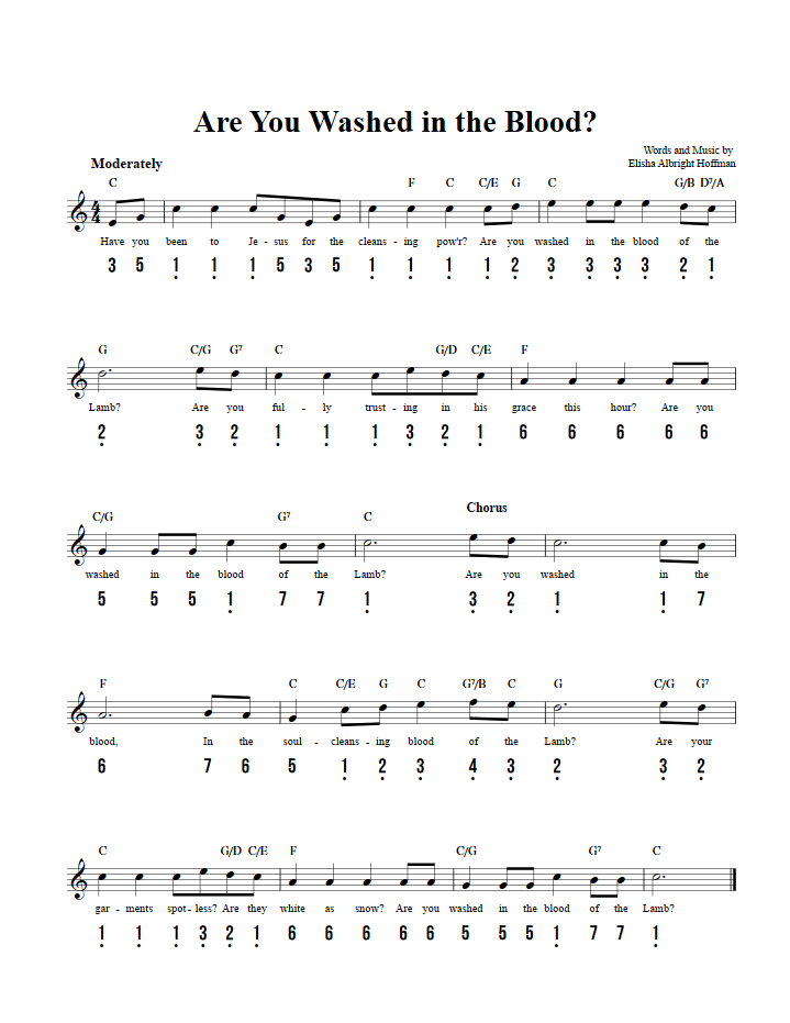 are-you-washed-in-the-blood-chords-sheet-music-and-tab-for-kalimba