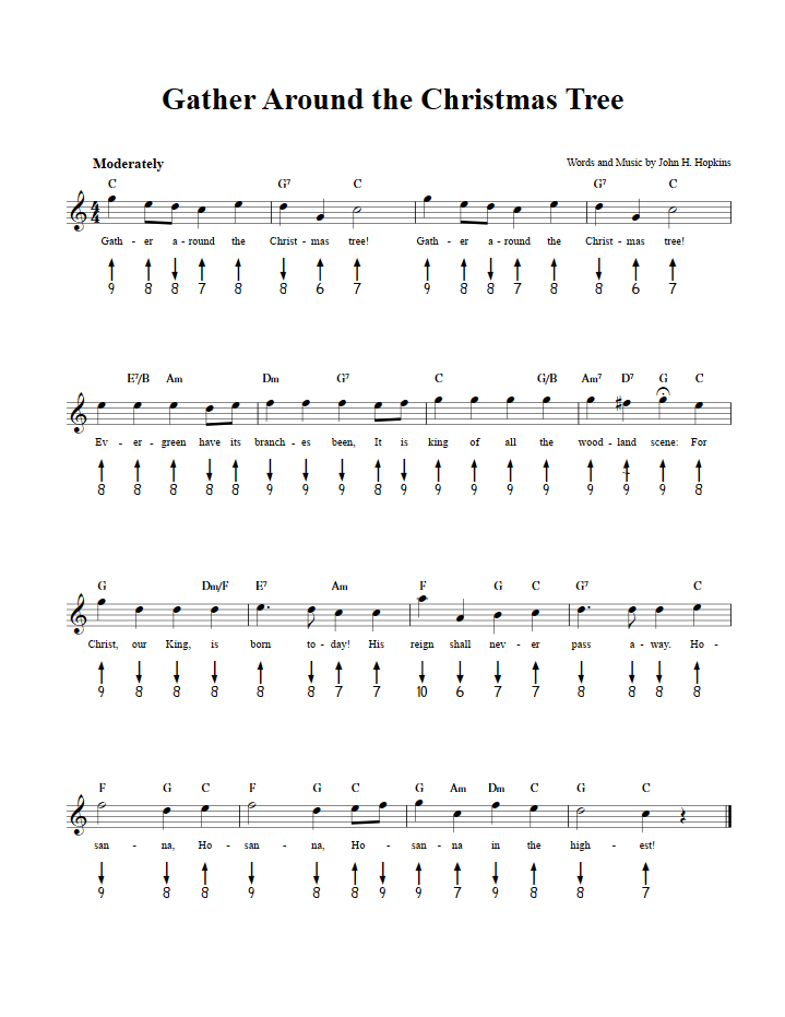 Gather Around the Christmas Tree Chords, Sheet Music, and Tab for