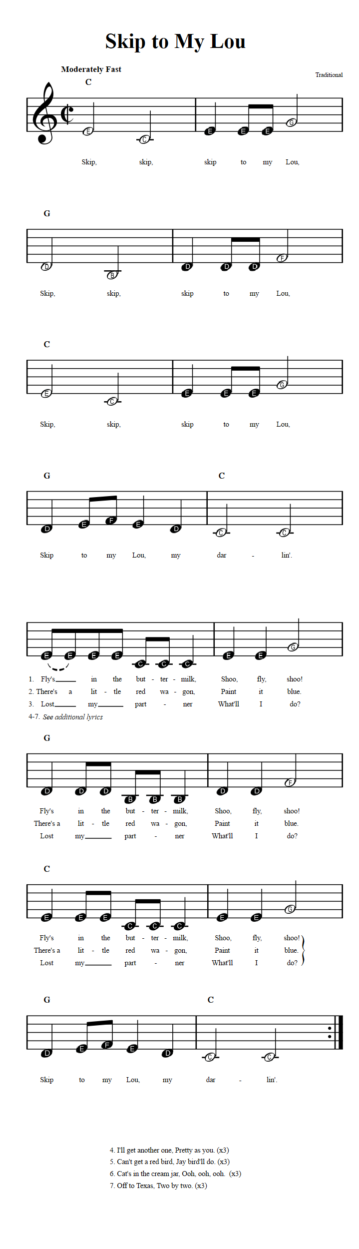 skip-to-my-lou-beginner-sheet-music-with-chords-and-lyrics