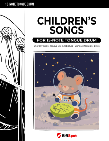 Children's Songs for 15-Note Tongue Drum - PDF Ebook
