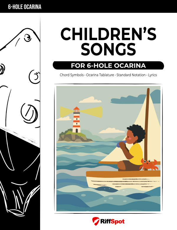 Children's Songs for 6-Hole Ocarina - PDF Ebook