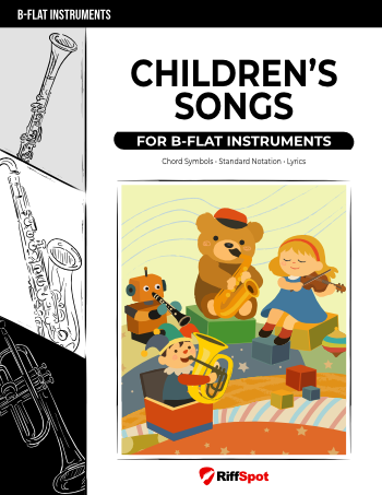Children's Songs for B-flat Instruments - PDF Ebook