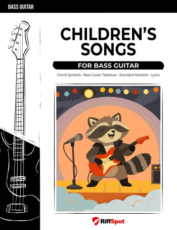Children's Songs for Bass Guitar - PDF Ebook