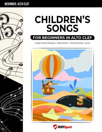 Children's Songs for Beginners in Alto Clef - PDF Ebook