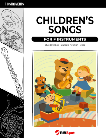 Children's Songs for F Instruments - PDF Ebook