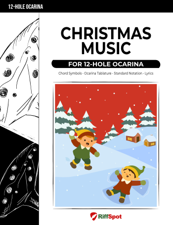 Christmas Music for 12-Hole Ocarina - PDF Ebook