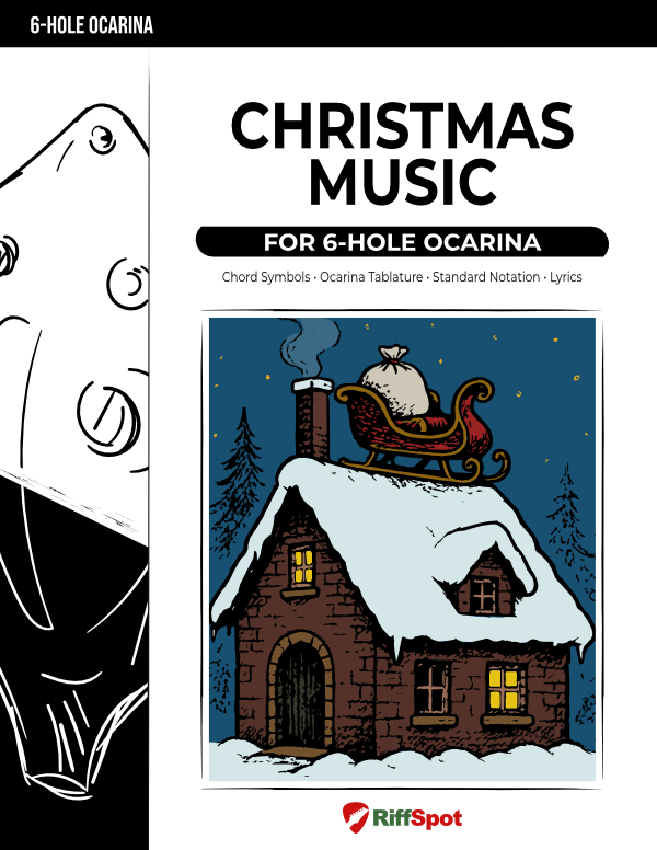 Christmas Music for 6-Hole Ocarina - PDF Ebook