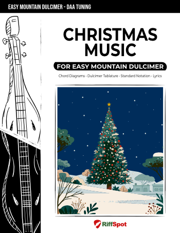 Christmas Music for Easy Mountain Dulcimer (DAA Tuning) - PDF Ebook