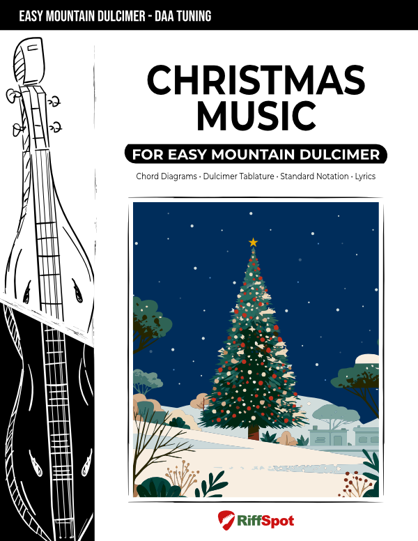 Christmas Music for Easy Mountain Dulcimer (DAA Tuning) - PDF Ebook