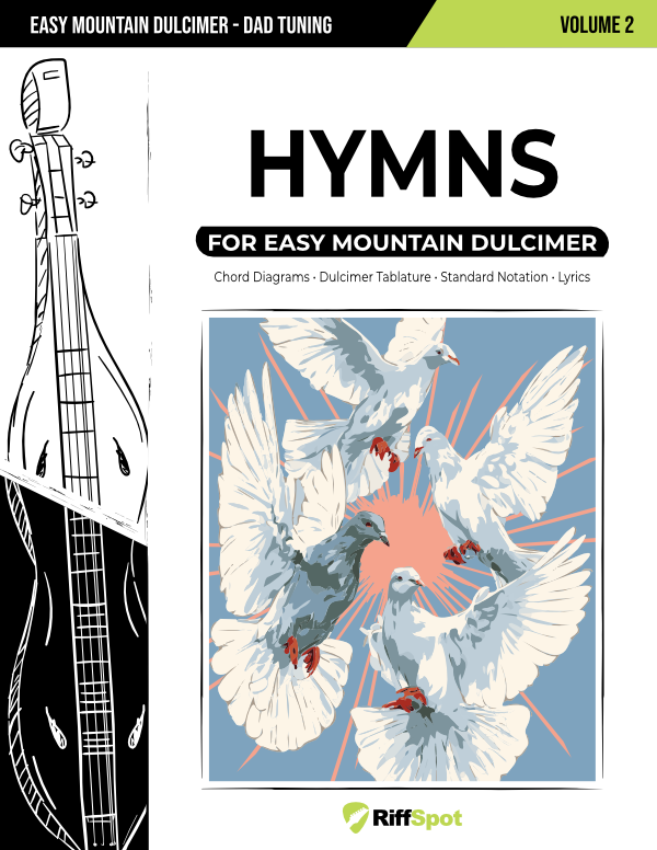 Hymns for Easy Mountain Dulcimer (DAD Tuning) Volume 2 - PDF Ebook
