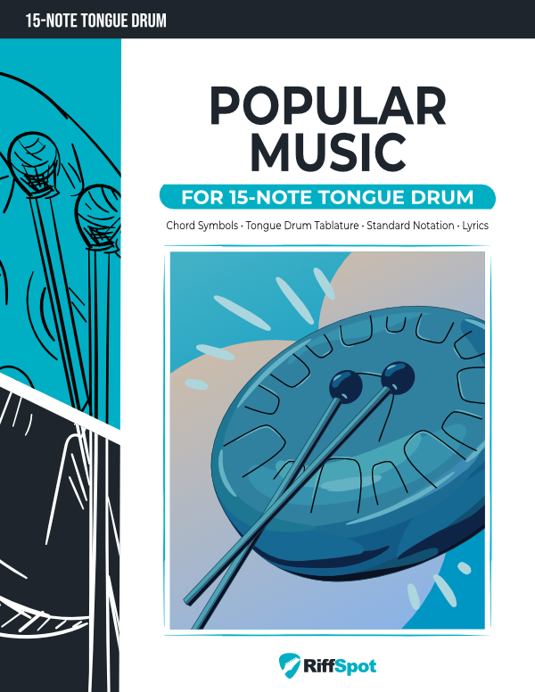 Popular Music for 15-Note Tongue Drum - PDF Ebook